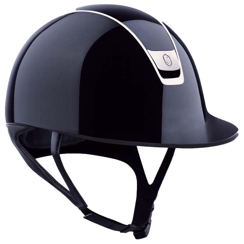 Samshield standard 2.0 shadowglossy helmet with chrome trim - 3269