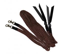 WESTERN COTTON REINS WITH HOOKS - 4389