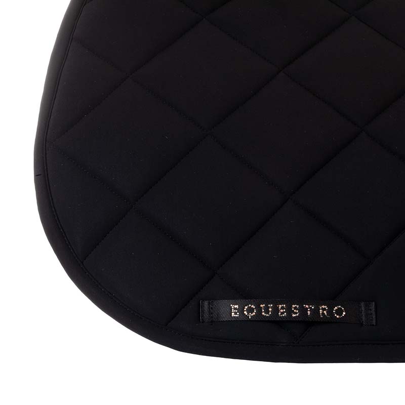 Equestro jumping saddle pad with crystal logo - 2959