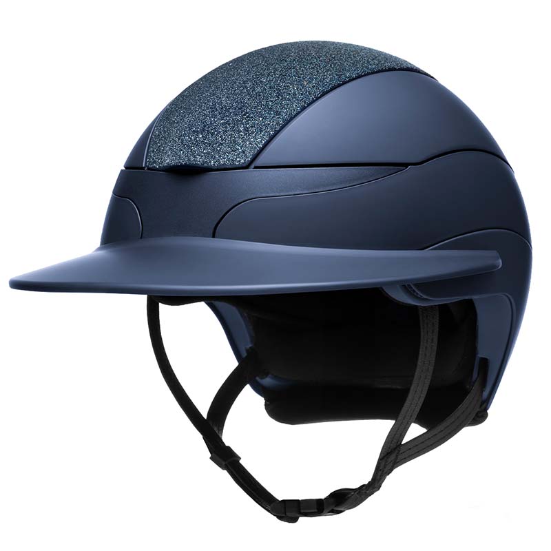 Equiline XANTO Riding Helmet with Swarovski Top - Wide visor - 3235