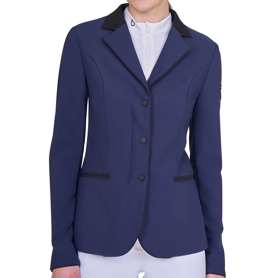 Competition Jacket Equestro fpr Women with Zip and Buttons - 9479