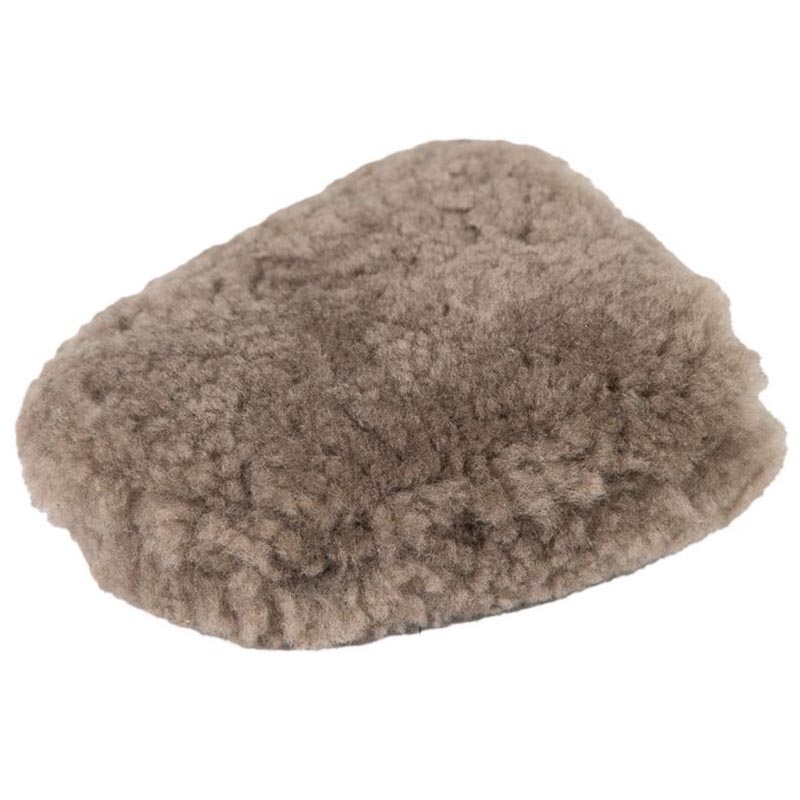 Mattes grooming glove in true lamb for cleaning various colors